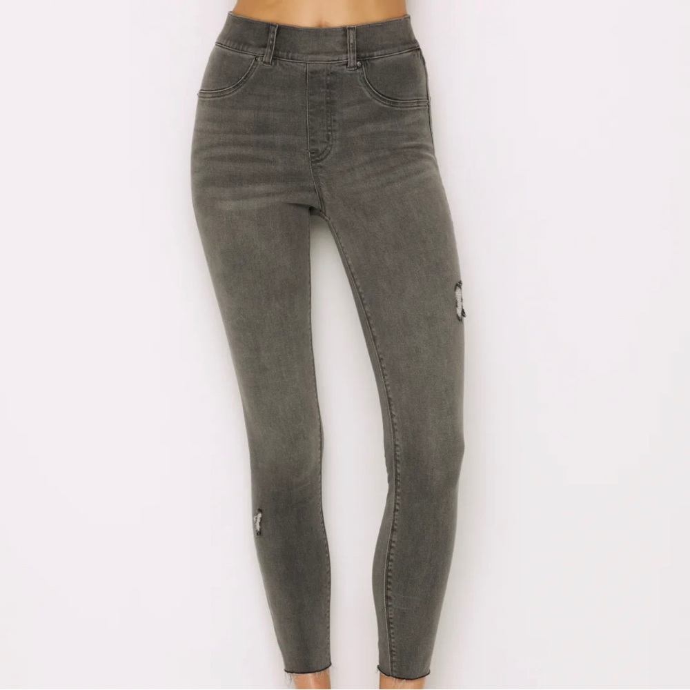 Gray spanx jeggings XL